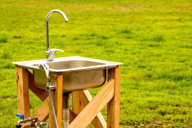 how to build an outdoor sink