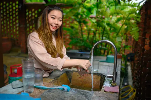 outdoor kitchen sink