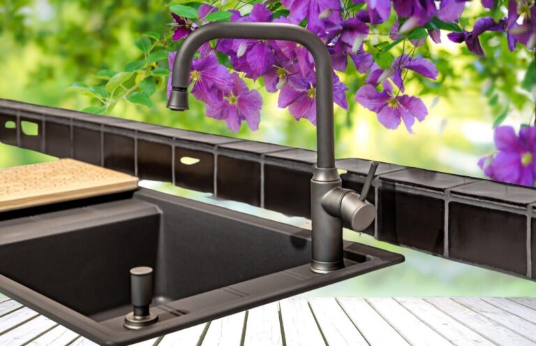 outdoor kitchen sink