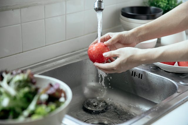 outdoor kitchen sink