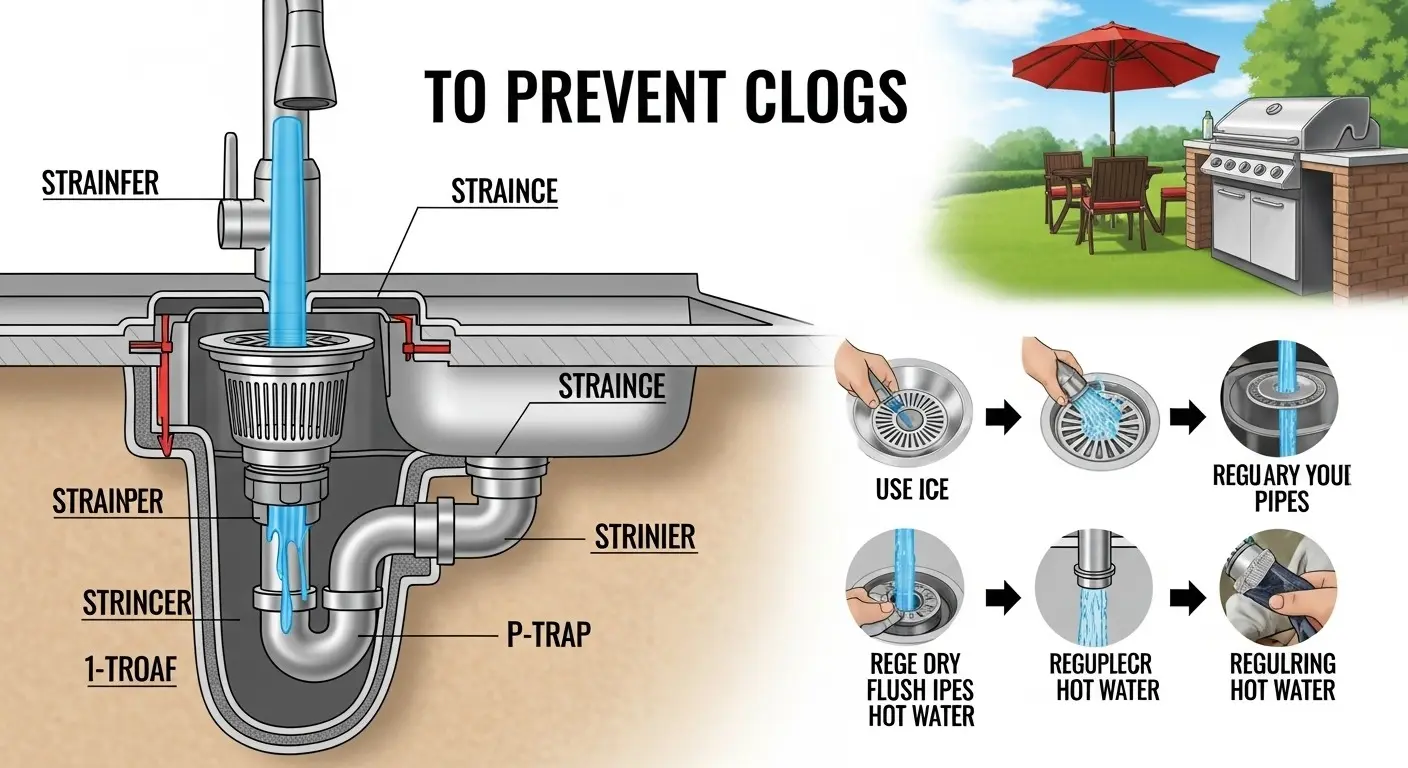 how to keep sink clog free