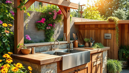 outdoor sink