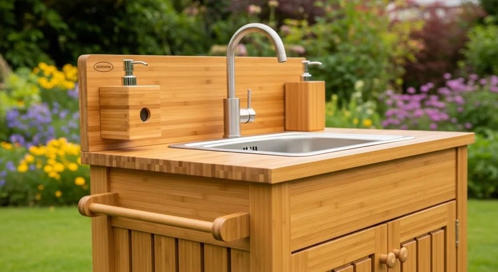 bamboo sink