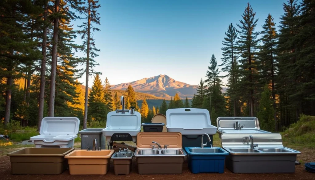 outdoor camping sinks