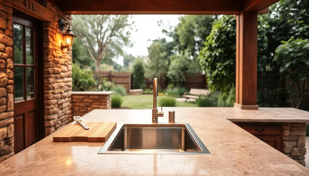 outdoor sink idea