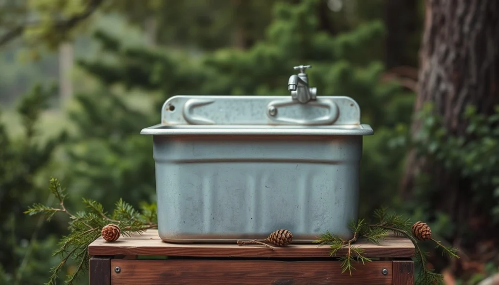 outdoor camping sink