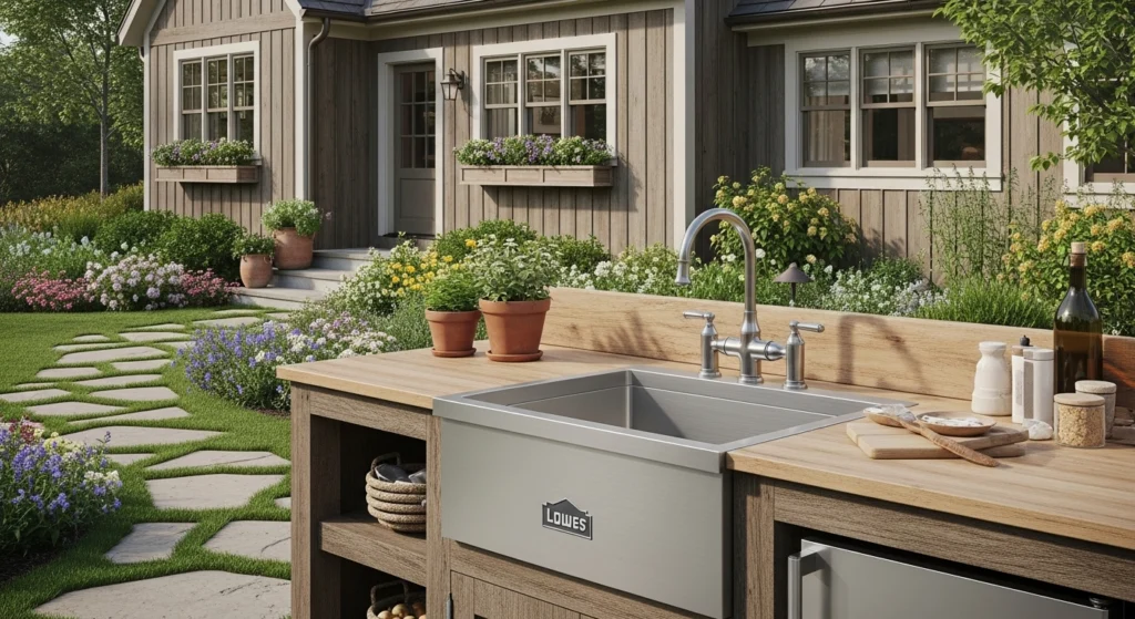 lowes outdoor sink