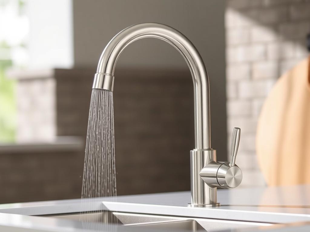Delta Faucet Trinsic Pro Single-Handle Outdoor Kitchen Sink Faucet