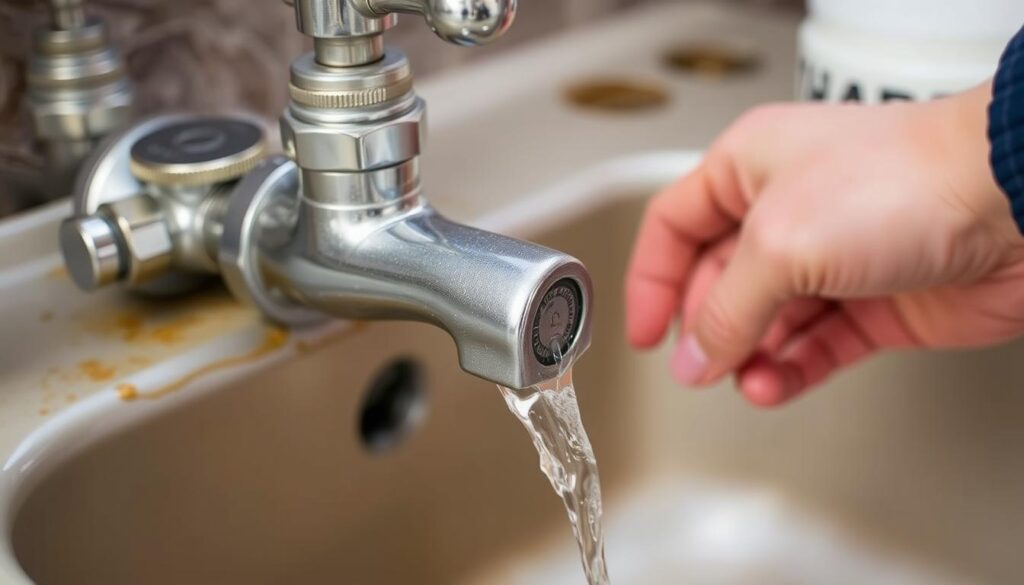 Draining water from outdoor sink pipes for winterization