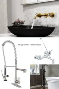 type of faucets by mounting