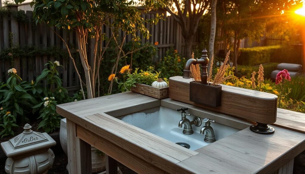  rustic outdoor sink ideas