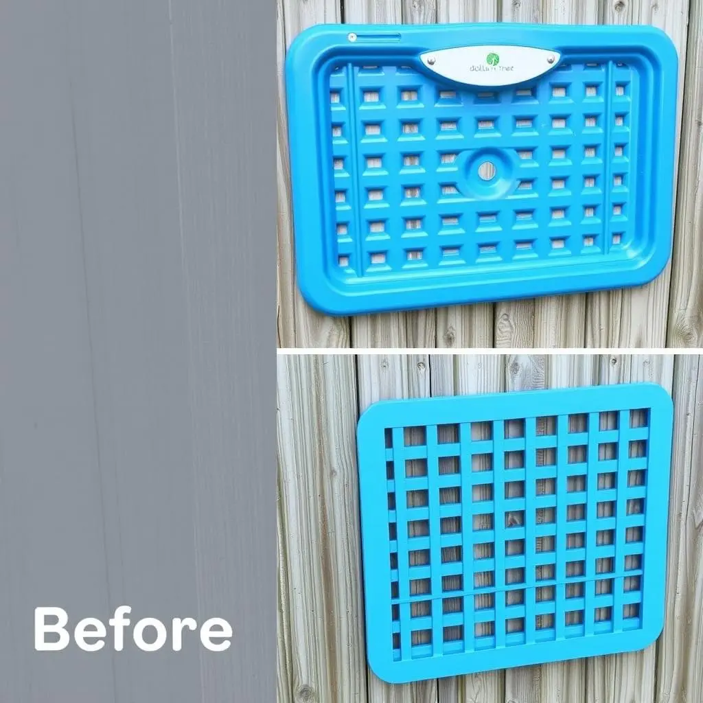 Dollar Tree sink mat transformed into colorful wall art Dollar Tree sink mat transformed into colorful wall art