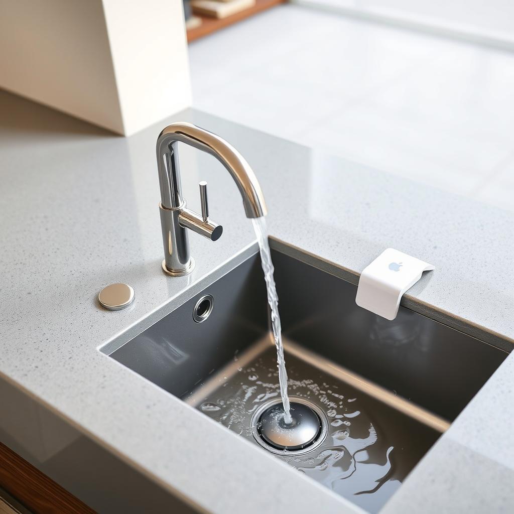 Hand washing station at outdoor bar with soap dispenser