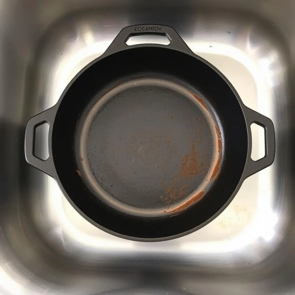 Cast iron pan causing rust on stainless steel sink how to remove rust from a stainless steel sink
