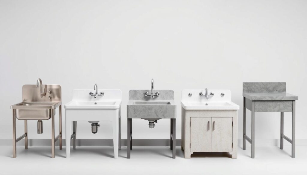 Collection of top-rated outdoor laundry sinks of different materials and designs