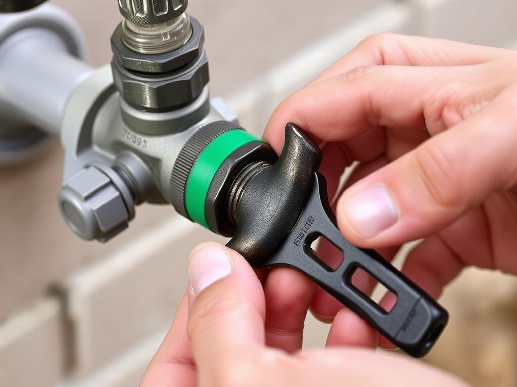 Installing a Y-connector on an outdoor spigot