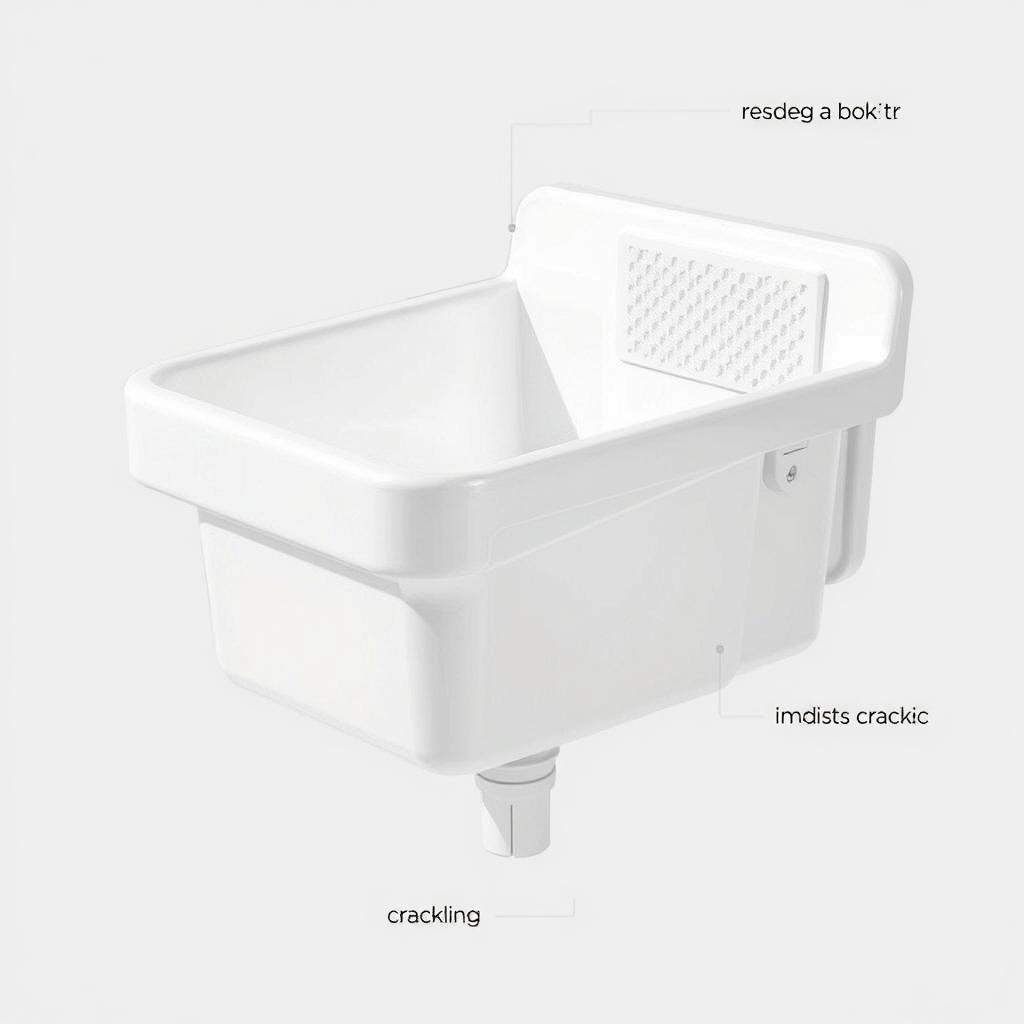 Polymer outdoor utility sink with integrated washboard