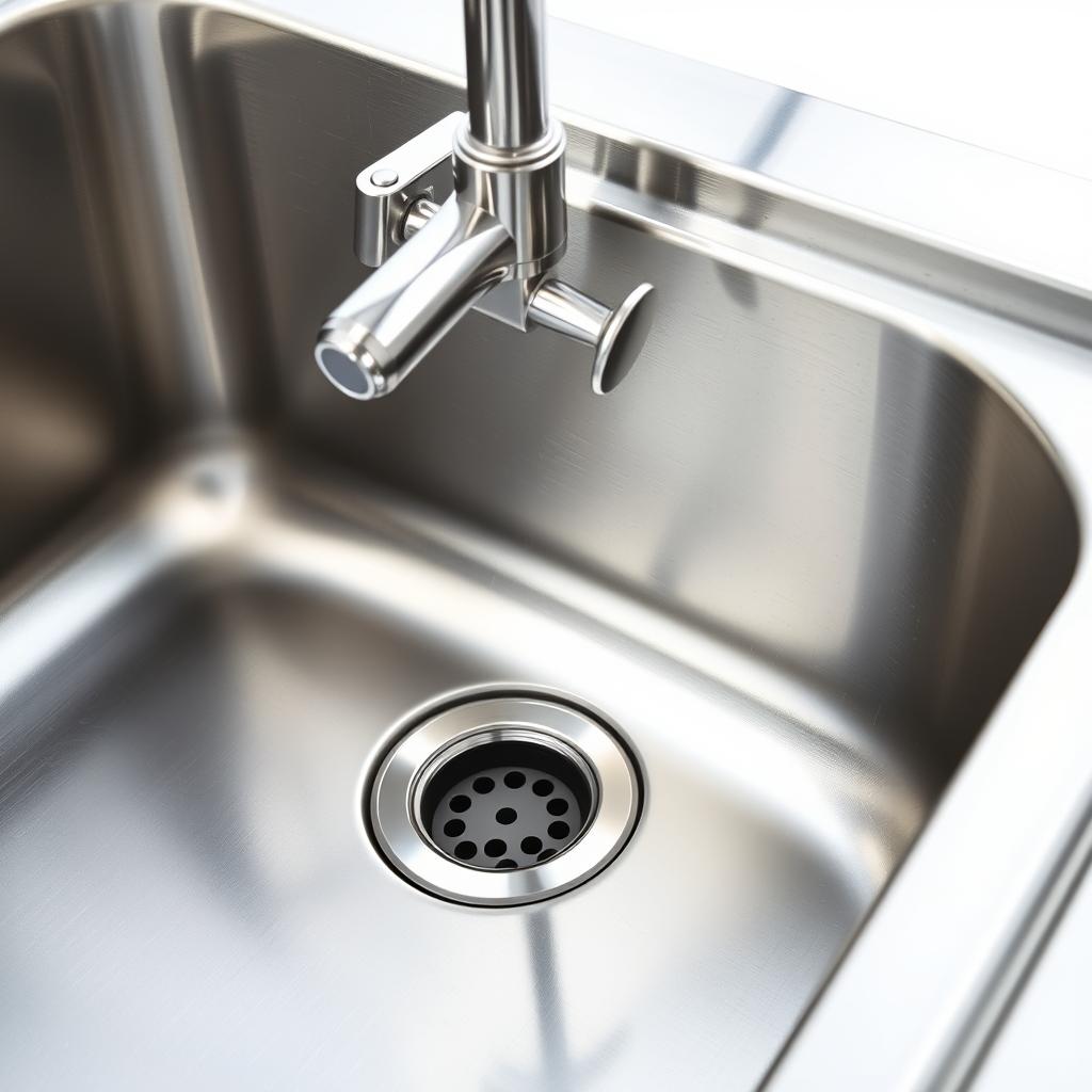 Stainless steel outdoor laundry sink with rust-resistant finish