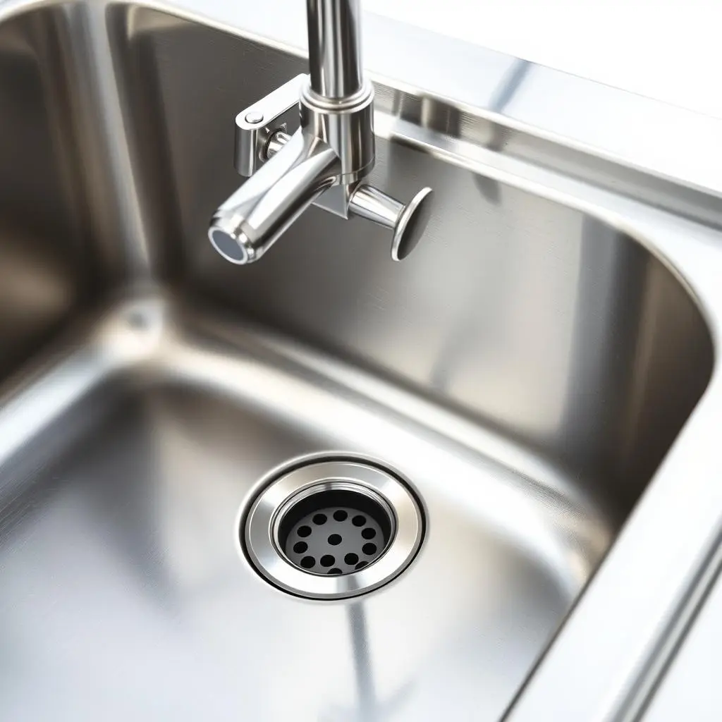 Stainless steel outdoor laundry sink with rust-resistant finish Stainless steel outdoor laundry sink with rust-resistant finish