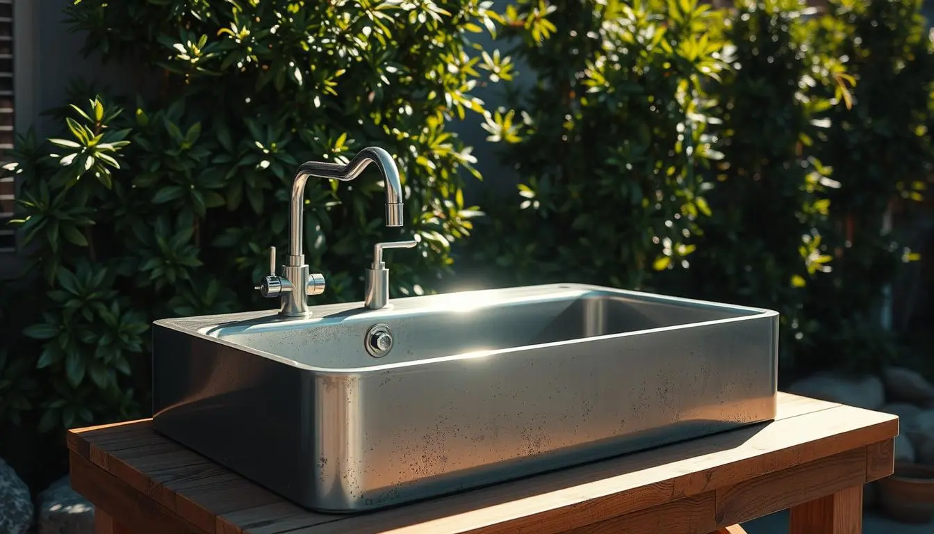outdoor stainless steel sinks