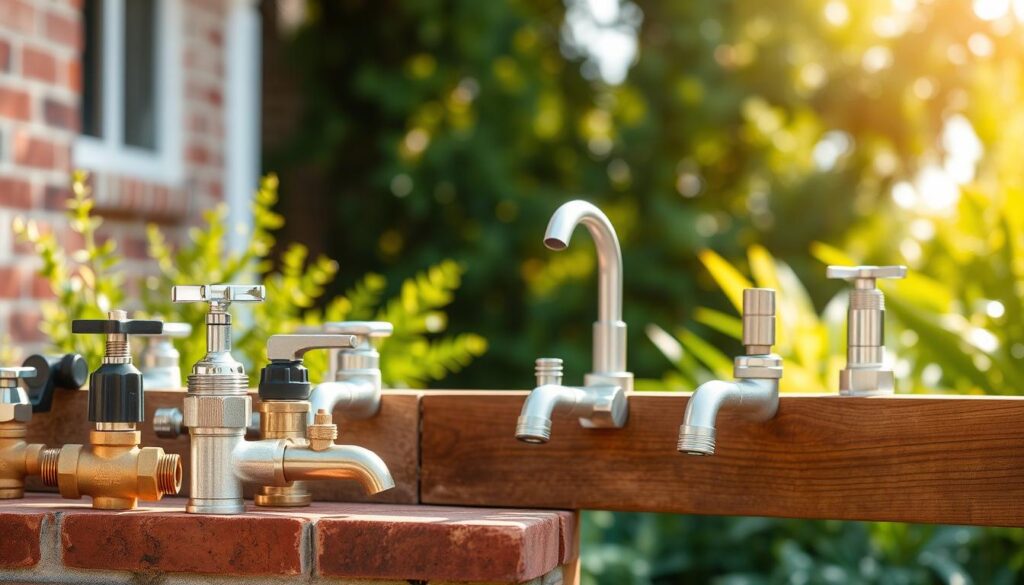 types of outdoor faucets