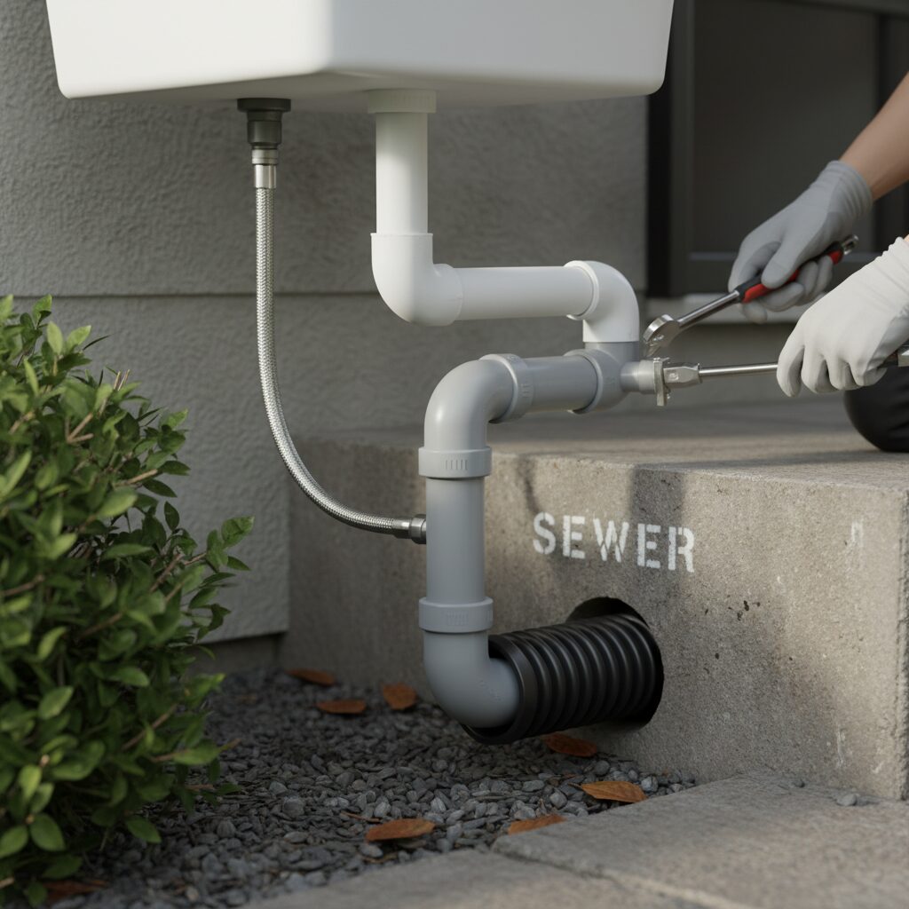 drainage options for outdoor sinks