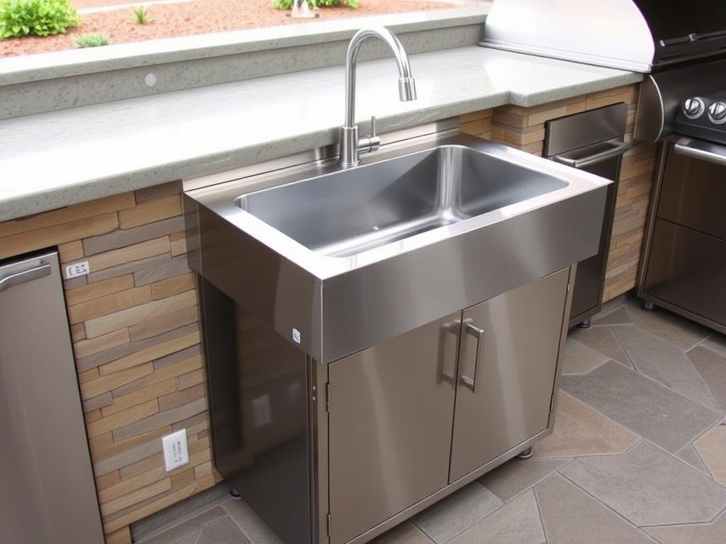 Coyote Outdoor Living stainless steel sink