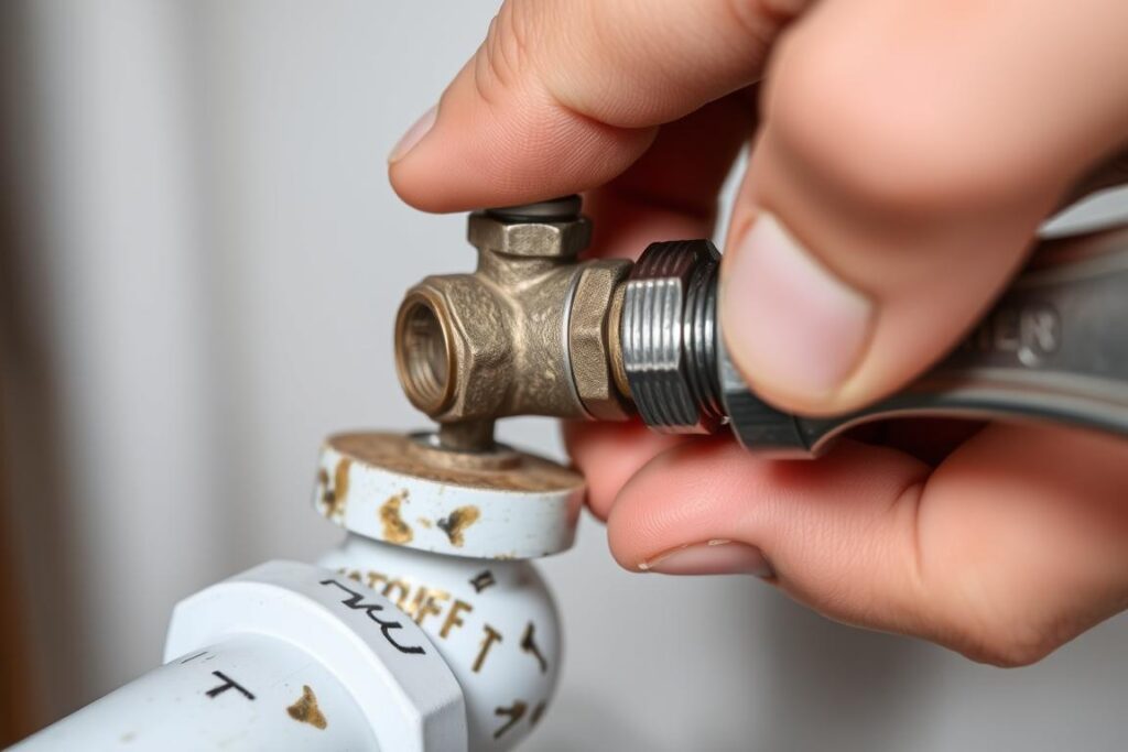 Installing a shutoff valve for outdoor sink water supply