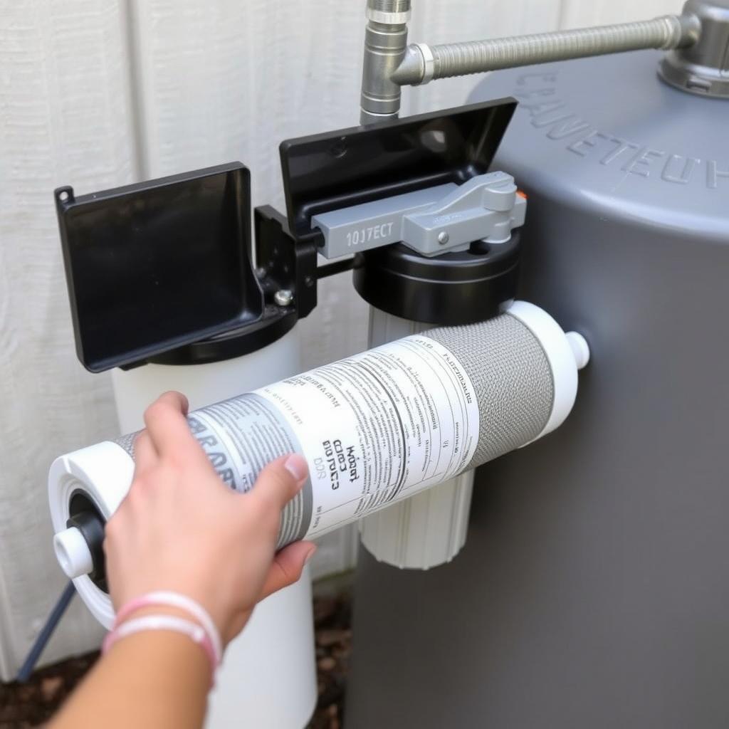 Carbon filter replacement for outdoor system