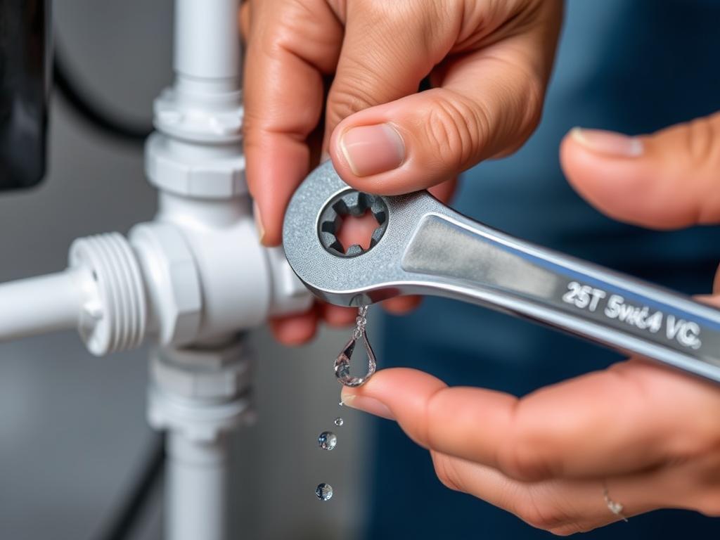 Fixing a leak in water filter connection