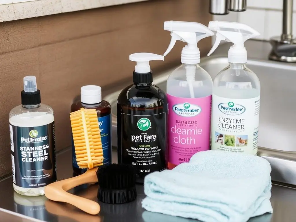 Pet-safe cleaning products for outdoor washing station Pet-safe cleaning products for outdoor washing station