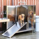 Professional stainless steel outdoor pet washing station Professional stainless steel outdoor dog washing station