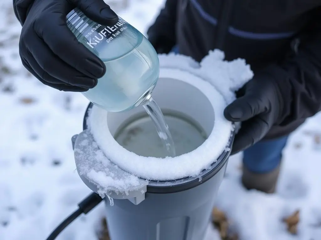 Winterizing outdoor water filtration system Winterizing outdoor water filtration system